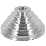 25mm Bore Aluminum Wheel A Type 5 Step Pulley Wheel For V-belt Timing Belt xi