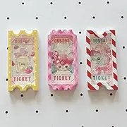 Cute Tickets Shaker Metal Cutting Dies Stencils for DIY Scrapbooking Decorative Embossing DIY Paper Cards