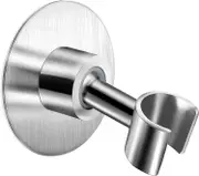Stainless Steel Shower Head Holder, 360 Adjustable Adhesive Handheld Bathroom