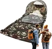 Sleeping Bag, Mesh Sleeping Bag, Sleeping Bags for Adults Men, Sleeping Bag for Camping Backpacking, Waterproof and Lightweight