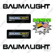 Baumalight MX530R Decal Kit Brush Mulcher - 7 YEAR 3M OUTDOOR VINYL! +BONUS