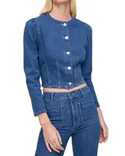 DL1961 Sculpted Denim Top