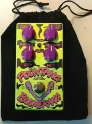 Poontang Boomerang Delay Pedal - Satchel - Steel Panther Stomp Box With Box COA