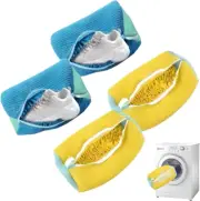 4Pcs Shoe Laundry Bag, Shoe Wash Bag for Washing Machine, Reusable Mesh Laundry