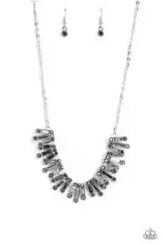 Paparazzi Sunburst Season Silver Necklace