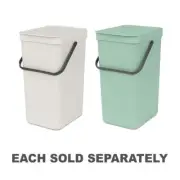 Brabantia Quality Sort and Go Waste Bin 40L Compact and Space Saving Design