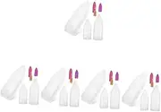 TEHAUX 5sets Heart Candle Mold House Shaped Molds Wax Melt Packaging House Shaped Candle Molds Candle Jars Candle Soap Mold Candle Pots Soap Molds Home Candle Mold Cire Pour 3pcs*5