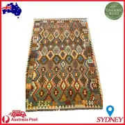 Organic Handmade Wool Area Rug 2900 x 1900 mm approximately Extra Large Carpet