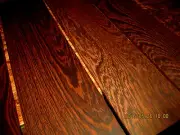 TEN (10) PIECES THIN KILN DRIED SANDED WENGE 12" X 3" X 1/4" LUMBER WOOD