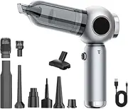 Portable Car Vacuum Cordless 20000PA 6 in 1 Multifunctional Handheld Vacuum with Brushless Motor,Car Window Breaker and Seatbelt Cutter for Car Home and Office