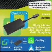 Wired Carbit Smartlink Phonelink ConnectTo Wireless CarPlay Android Auto Adapter