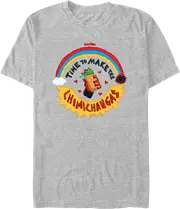 Chimichangas Rainbow Deadpool Marvel Comics T-Shirt