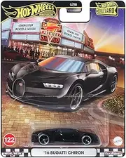 Hot Wheels JBL30 Boulevard '16 Bugatti Chiron Vehicle Toy Mini Car 3 Years Old and Up Black