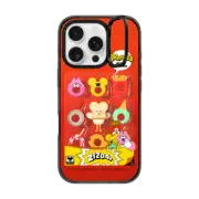iPhone 16 Pro Impact Ring Stand Case MagSafe Compatible BREAD18 TOY BY ZIZONE