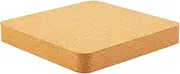 Sclmgo Cork Block Cork Mat Wood Leathercraft Tool Portable Punch Stamping Tool Accessories Sturdy DIY Leather Stamping Pad Cork Pad, 15cmx15cmx1.5cm