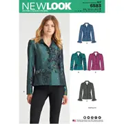 New Look Pattern 6583 Lined Jacket