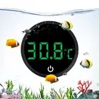 Digital Aquarium Fish Tank Thermometer Temperature Freezer Water Gauge