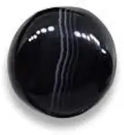 [INDIA MADE] 2.25 Ratti 1.00 Carat Sulemani Hakik Stone Certified Natural Black Onyx Gemstone-B0DKC4DR7J, Silver, created sapphire, Silver, created sapphire