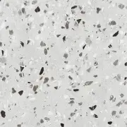 FunStick Terrazzo Peel and Stick Floor Tile 12x12 in Grey Tiles for Kitchen