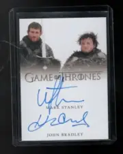 2020 Game of Thrones The Complete Series Mark Stanley & John Bradley Auto. card