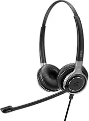 Sennheiser SC 665 USB (507257) - Double-Sided Business Headset | UC Optimized and Skype for Business Certified | for Mobile Phone, Tablet, Softphone, and PC (Black)