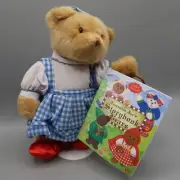 Wizard Of OzTeddy Bear Dorothy with Todo Plush w book by Storybook Bears