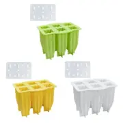 6 Cells Popsicles Makers Kitchen Gadgets Molds DIY Summer Accessories