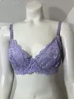 New Savage X Fenty by Rihanna Bra Lavender Lace 36D Adjustable Straps Underwire