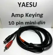 YAESU 10-PIN MINI-DIN keying cable and RBI-1 buffered protective interface