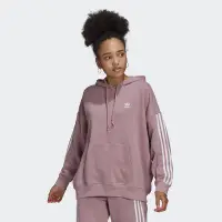 在飛比找Yahoo!奇摩拍賣優惠-南◇2022 3月 adidas 連帽上衣 女款 紫藕 三葉