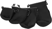OKUMEYR 4Pcs Camera Lens Storage Bag Elastic Lens Pouch Holder for Mirrorless Cameras Durable and Protective Lens Case for Photography Accessories