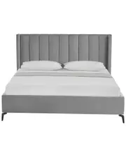 Inspired Home Naeem Upholstered Platform Bed