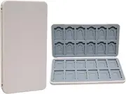 Electro-weideworld 24-Slot Compatible with Nintendo Switch Game Card Case,Switch Games Card Holder Cartridge Portable Card Storage Box for Lite/OLED/NS Games,Light Pink