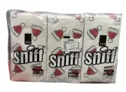 NOS Sniff Pocket Designer Tissues Christmas Santa Hats Tissue 6-Pack NEW