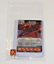D&D Dice Masters Faerun Under Siege BELAPHOSS OP Promo Prize Card & Die