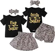 [BIRTHDAY SHARK] Big Sister Little Sister Matching Outfits Matching Sister Outfits Matching Outfits for Girls