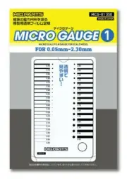 HIQ Parts Micro Gauge 1 (0.05 - 2.30mm) Tool for Scale Model Scribing MCG-01