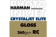 Harman Crystaljet Elite 260gsm Gloss 43.2cm x 30.5m Inkjet Photo Paper 17" Roll