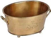 Ice Buckets Copper Simple Ice Bucket Vintage Thickened Bar Decorative Decoration Beer Wine Chilling Bucket Beer, Drinks and Wine Cooler
