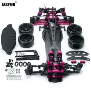 Alloy Carbon Fiber Chassis Sakura D5S Frame Remodel Belt Drive 1 /10 RWD Drift