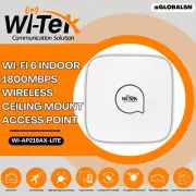 WITEK WiFi 6 Indoor 1800MBPS Wireless Ceiling Mount Access Point WI-AP218AX-LITE