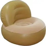 Inflatable Sofa | Portable Lounger with Air Pump - Folding Lazy Sofa Blow up Chair, Camping Furniture for Outdoor Beach Patio