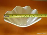 Lot of 6 clam shell buffet side dish 9" bowl JR 4341 Bone Commercial Quality