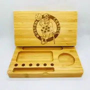 Boston celtics laser engraved magnet back flip style rolling tray Christmas gift