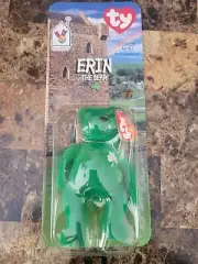 Erin The Bear McDonald's Ty Beanie Baby with Tag Error- In Original Packaging