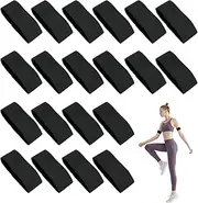 CATELL 20Pcs Black Armbands Mourning Black Elasticated Arm Bands Black Armband Mourning Armband Funeral Loop Closure Sports Elastic Arm Band Black For Football Basketball Captains Respect Memorial