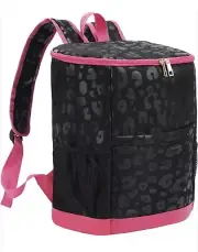 Cooler Backpack Women Leopard Leak Proof Backpack Cooler Bags Lightweight...