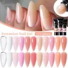 Long Lasting Soak Off UV Nude Color 15g Nail Extension Gel Nail Builder Glue