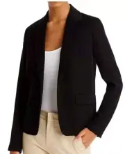 NWT $445 Vince Concealed Button Closure Blazer In Coastal Blue Size 2