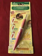 Clover Pen Style NEEDLE FELTING TOOL NEW in Packaging Art No. 8901